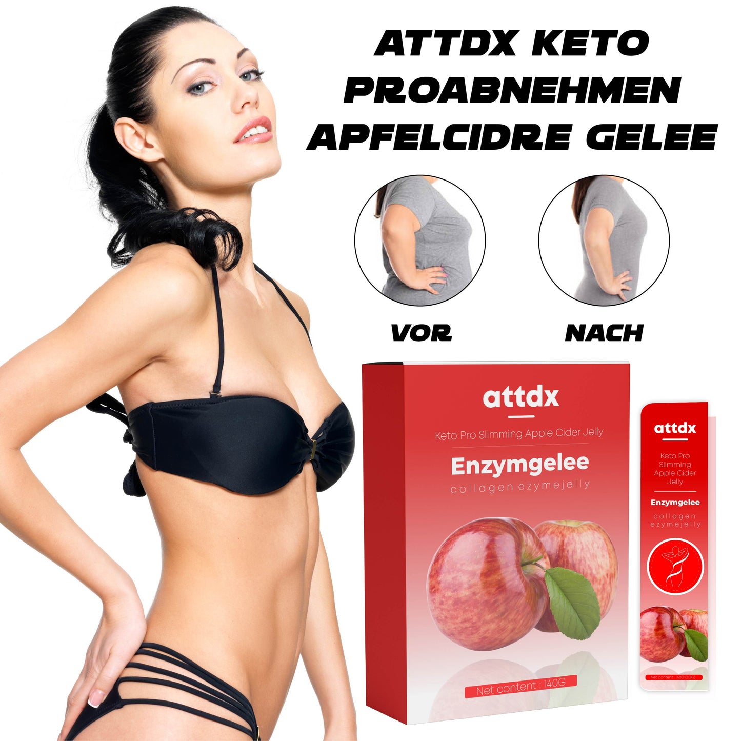 ATTDX ProAbnehmen ApfelCidre Gelee