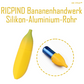 RICPIND Bananenhandwerk Silikon-Aluminium-Rohr