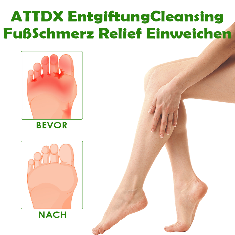 ATTDX EntgiftungCleansing FußSchmerz Relief Einweichen