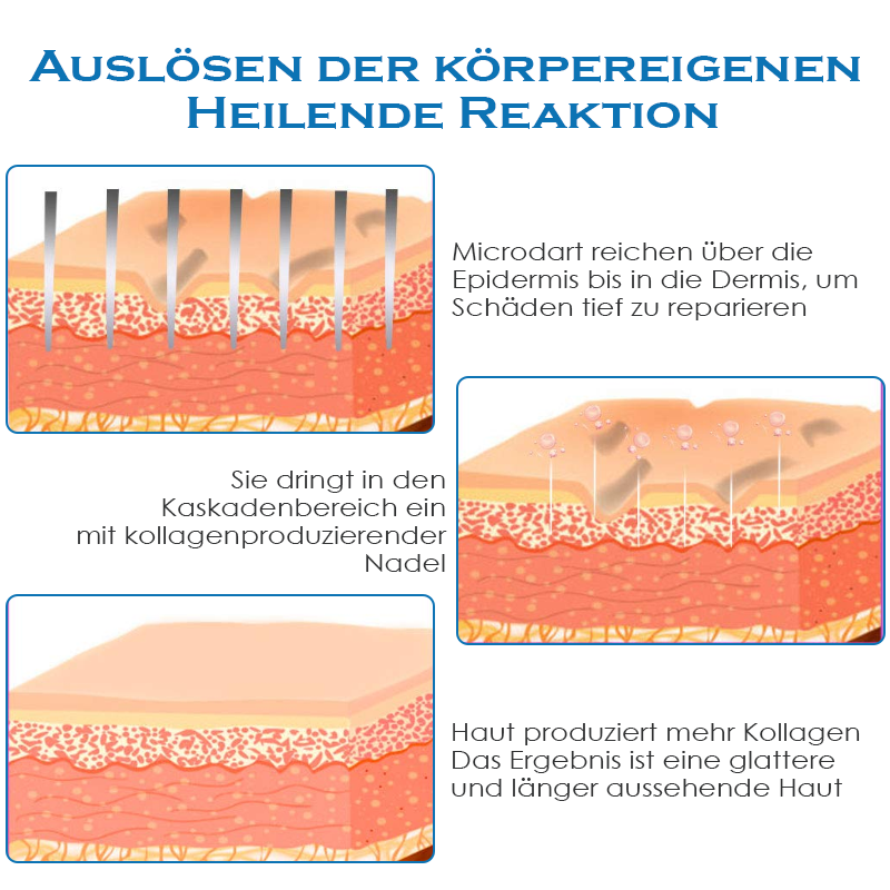 ATTDX HautPlumping Hyaluronic Säure Microdart Serum Walze Satz