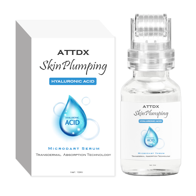 ATTDX HautPlumping Hyaluronic Säure Microdart Serum Walze Satz