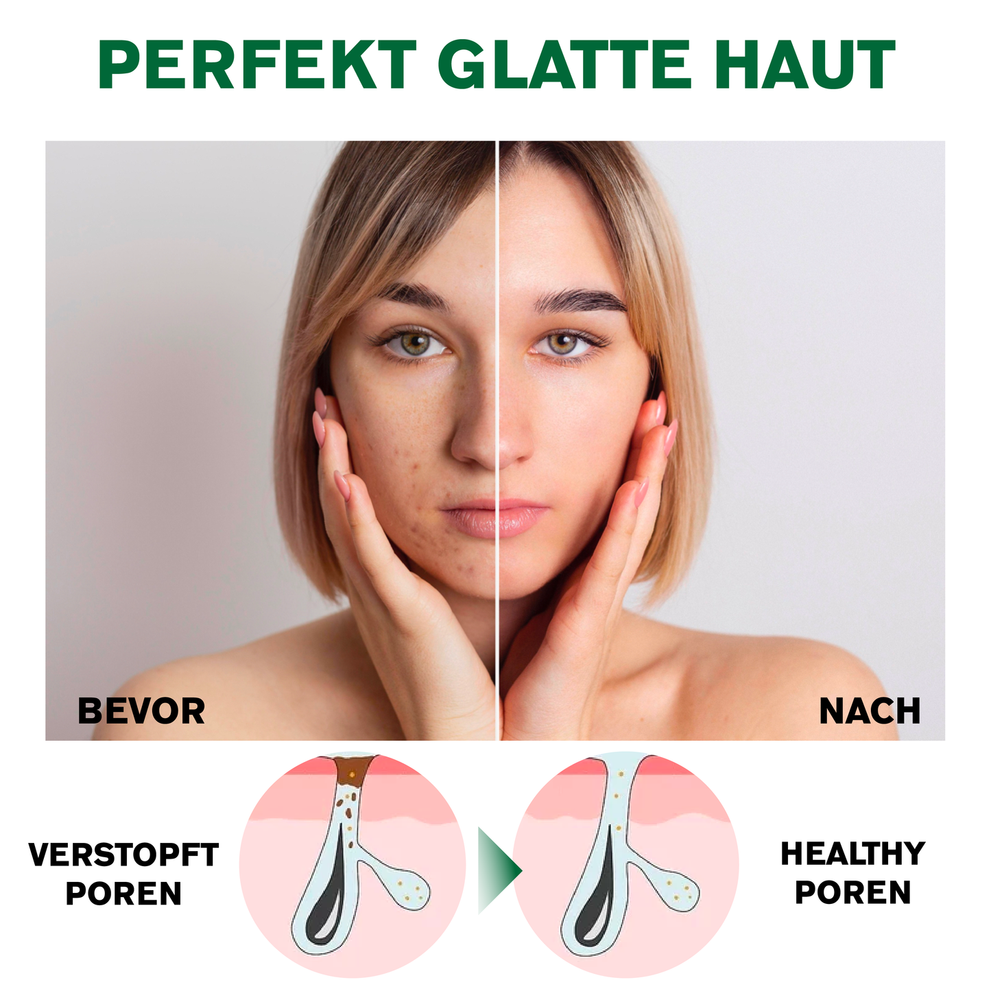 ATTDX TiefgreifendeReinigung GrünerTee Maske Stick