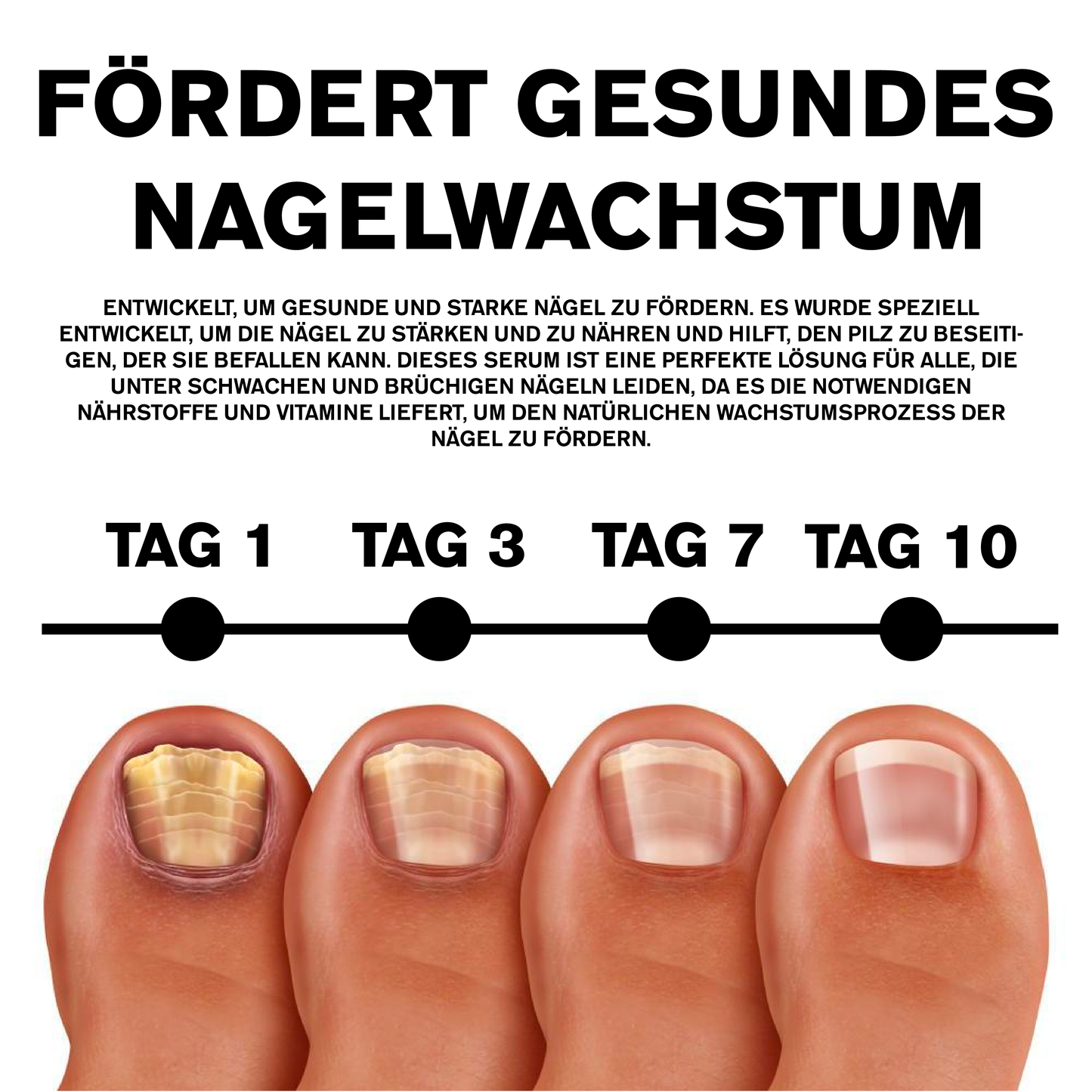 ATTDX NagelReparatur Wachstum Feuchtigkeitsspendend Serum