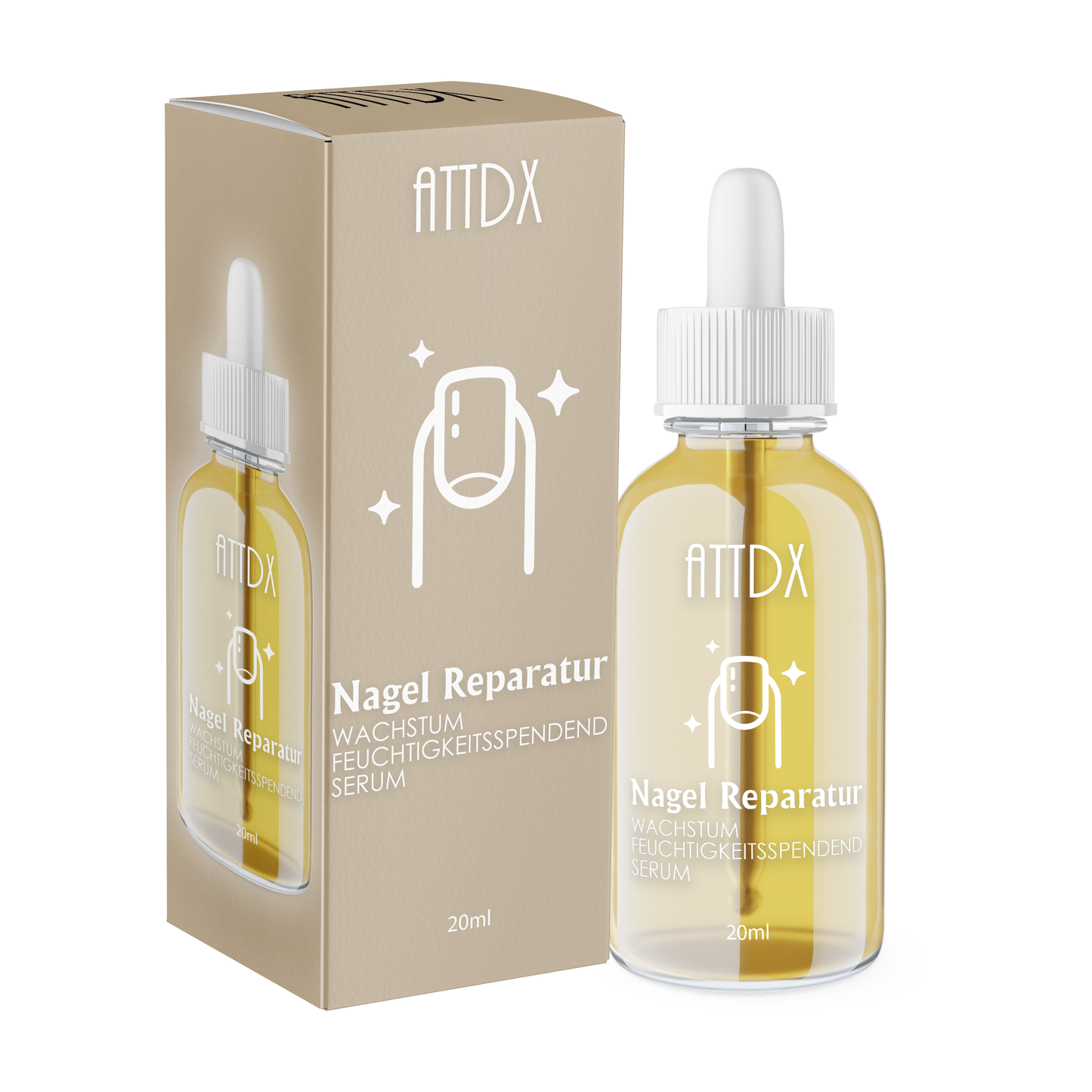 ATTDX NagelReparatur Wachstum Feuchtigkeitsspendend Serum