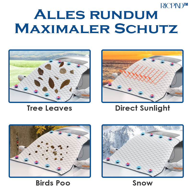 RICPIND Magnetisches Anti-Schnee-SchildDeckel