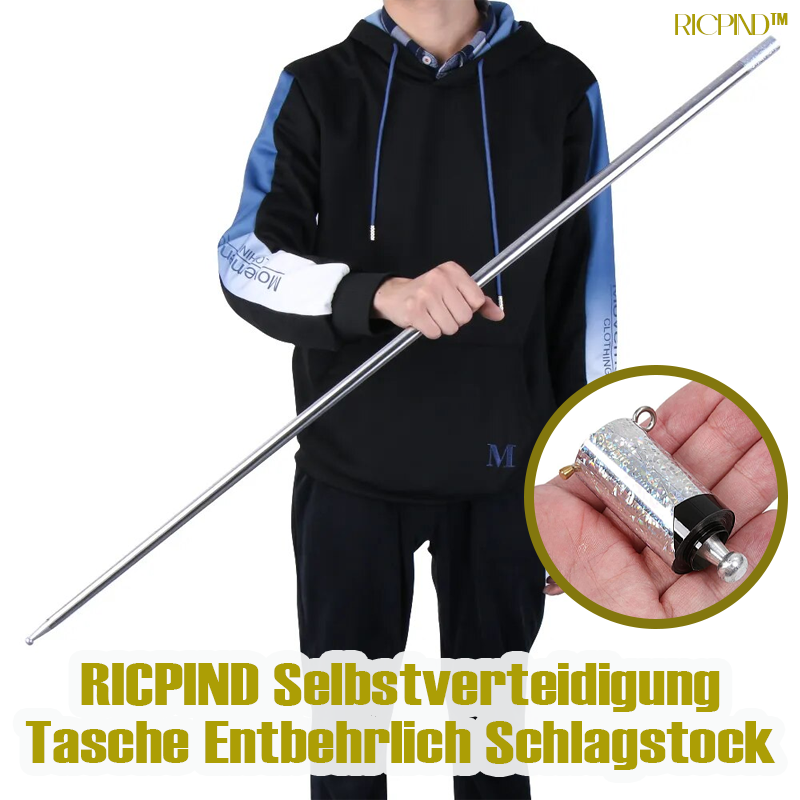 RICPIND Selbstverteidigung Tasche Entbehrlich Schlagstock