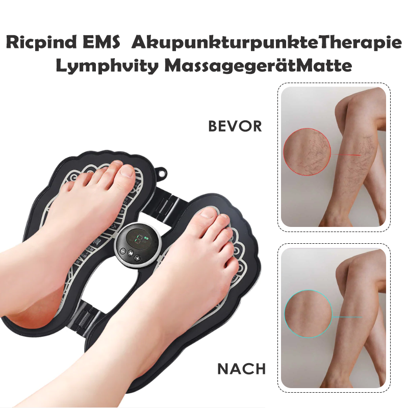 Ricpind EMS AkupunkturpunkteTherapie Lymphvity MassagegerätMatte