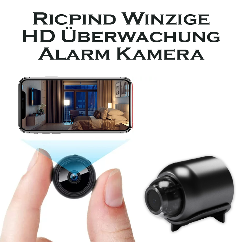 Ricpind WinzigeHD Überwachung Alarm Kamera